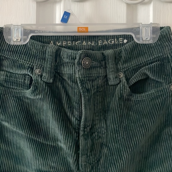 Dark green corduroy mom jeans - Picture 2 of 4